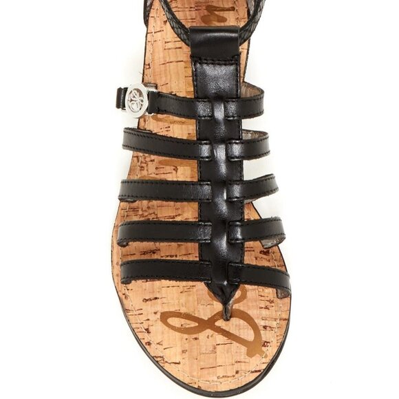 Sam Edleman Donna Gladiator Sandal Black 8 - Picture 3 of 13